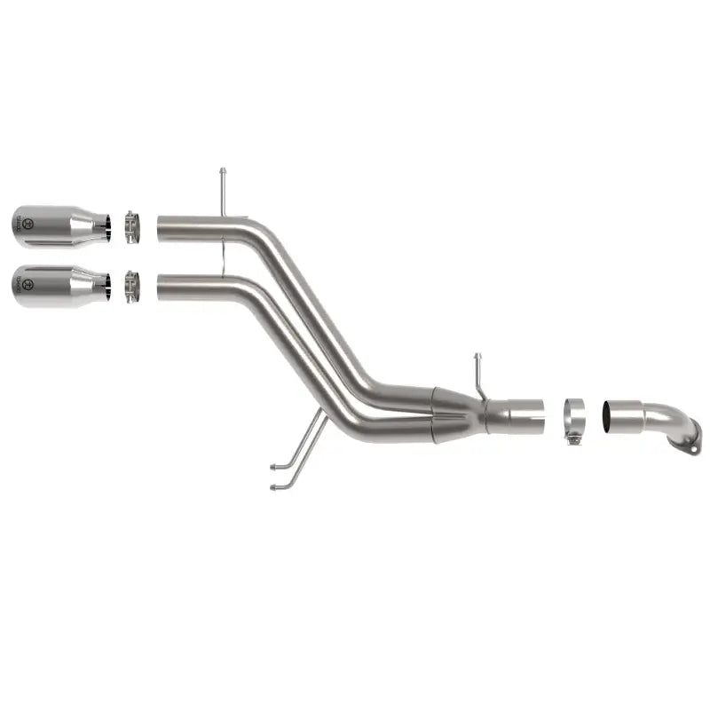 aFe 49-37019-P aFe Takeda 13-17 Hyundai L4-1.6L 2-1/2in 304 SS Axle-Back Exhaust w/ Polished Tips