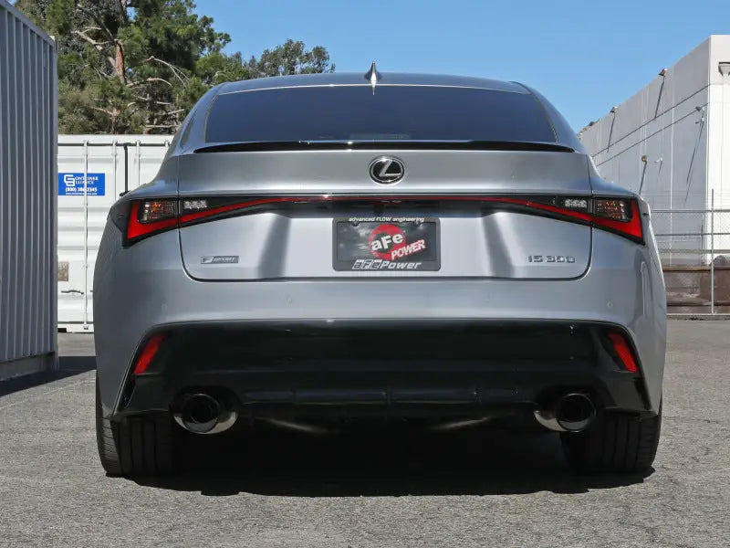 aFe Takeda 14-22 Lexus IS350 V6 2.5in. 304 Stainless Steel Axle-Back Exhaust System w/ Black Tip - Truck & Automotive