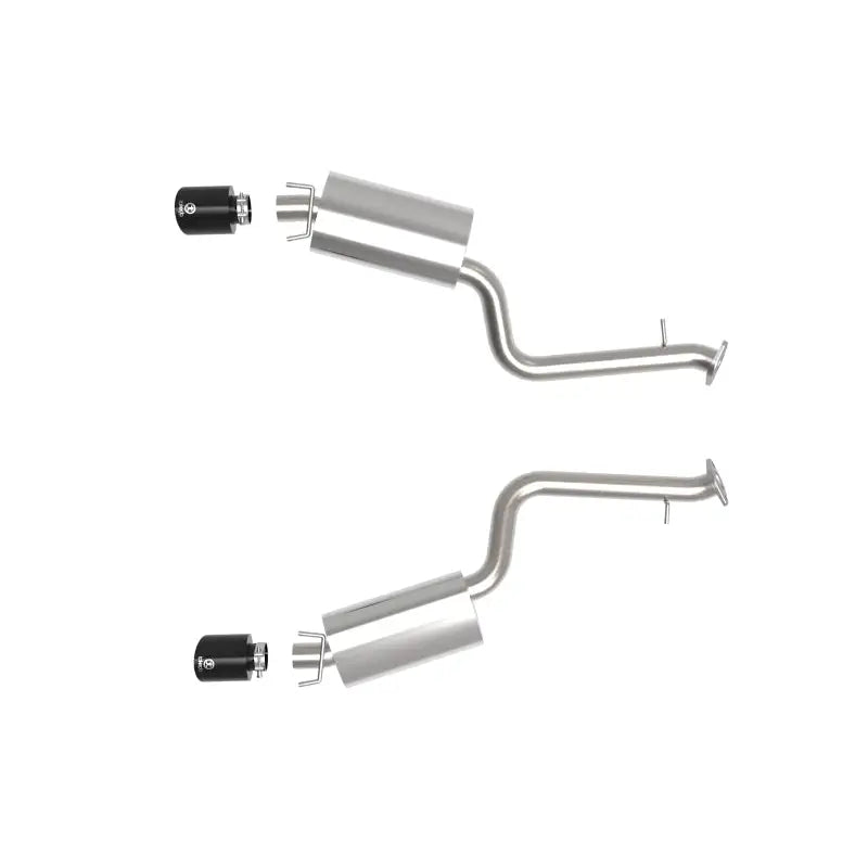 aFe 49-36060-B aFe Takeda 14-22 Lexus IS350 V6 2.5in. 304 Stainless Steel Axle-Back Exhaust System w/ Black Tip