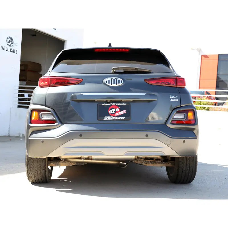 aFe 49-37017 aFe Takeda 2-1/2in 304 SS Axle-Back Exhaust 18-21 Hyundai Kona L4 1.6L (t)