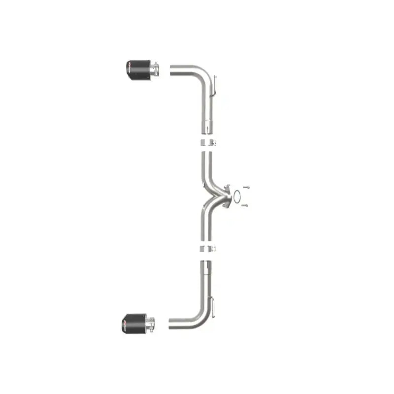 aFe Takeda 2-1/2in 304 SS Axle-Back Exhaust w/ Carbon Fiber Tips 14-18 Mazda 3 L4 2.0L/2.5L - Truck & Automotive