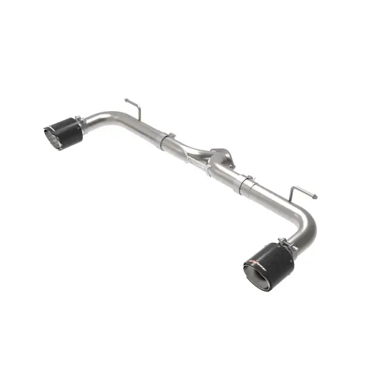 aFe Takeda 2-1/2in 304 SS Axle-Back Exhaust w/ Carbon Fiber Tips 14-18 Mazda 3 L4 2.0L/2.5L - Truck & Automotive
