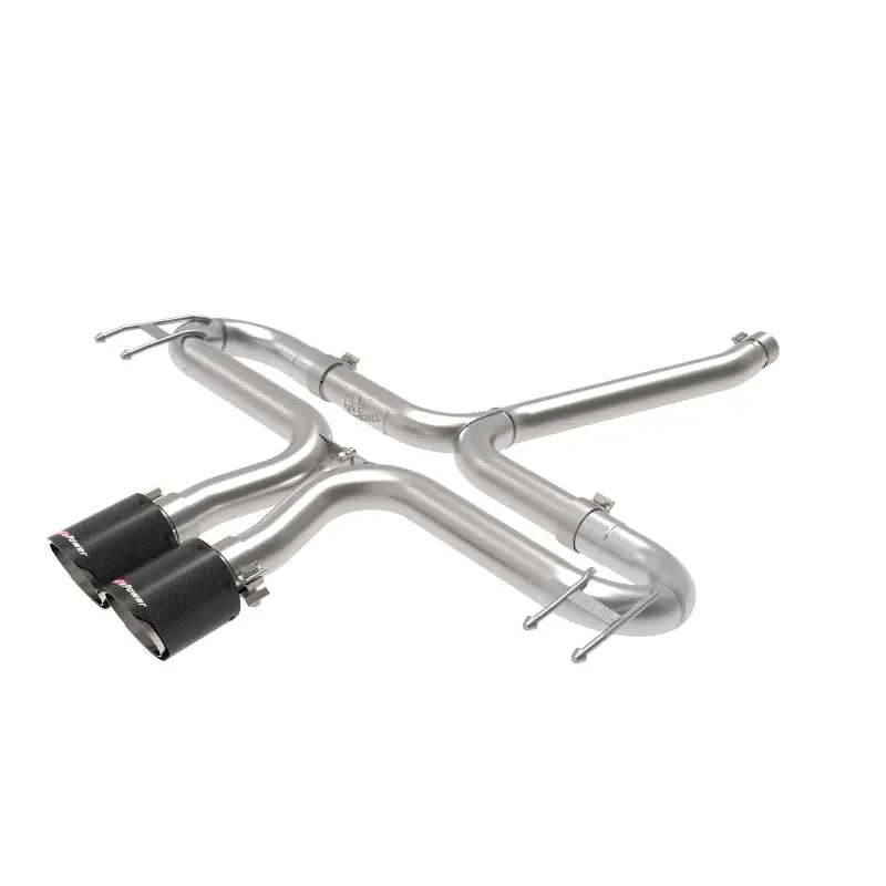 aFe 49-36625-C aFe Takeda 2-1/2in 304 SS Axle-Back Exhaust w/Carbon Tips 17-20 Honda Civic Sport L4-1.5L (t)