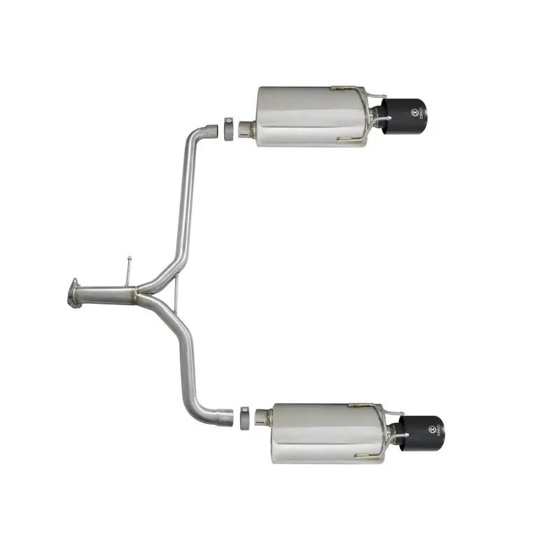 aFe 49-36604-B aFe Takeda 2.25-1.75in 304 SS Axle-Back Exhaust w/ Black Tips 13-17 Honda Accord Sport Sedan I4-2.4L