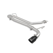 aFe 49-37017NM-B aFe Takeda 2.5in 304 SS Axle-Back Exhaust w/o Muffler w/BlackTips 18-22 Hyundai Kona L4-1.6L (t) AWD