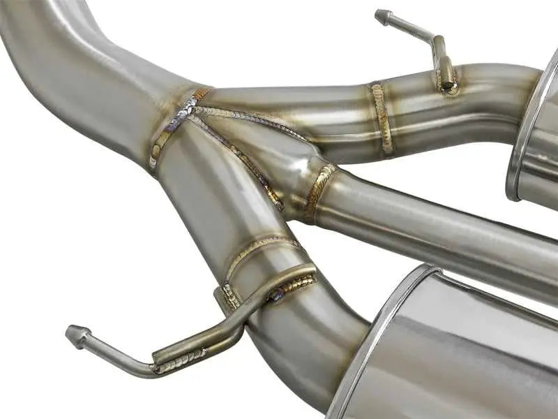 aFe Takeda 3in 304 SS Cat-Back Exhaust w/ Tri-Black Tips 17-18 Honda Civic Type R L4 2.0L (t) 