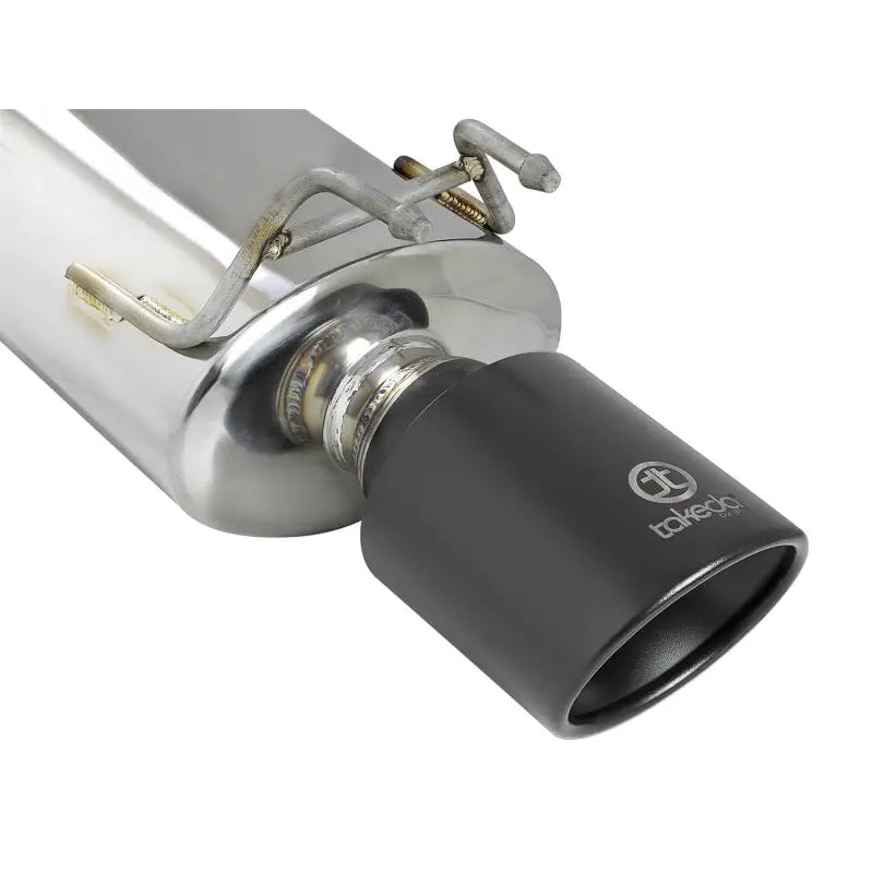 aFe 49-36605-B aFe Takeda Exhaust 304SS Dual Cat-Back w/ Black Tips 13-17 Honda Accord LX/EX/EX-L Sedan L4 2.4L