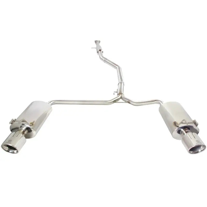 aFe 49-36605 aFe Takeda Exhaust 304SS Dual Cat-Back w/ Polished Tips 13-17 Honda Accord LX/EX/EX-L Sedan L4 2.4L