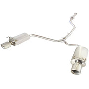 aFe 49-36605 aFe Takeda Exhaust 304SS Dual Cat-Back w/ Polished Tips 13-17 Honda Accord LX/EX/EX-L Sedan L4 2.4L