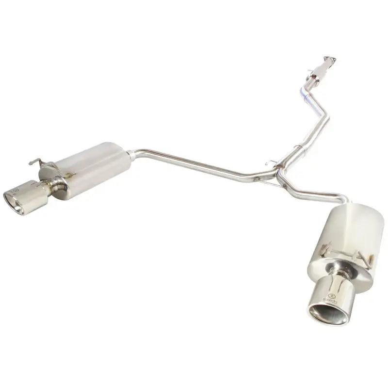 aFe 49-36605 aFe Takeda Exhaust 304SS Dual Cat-Back w/ Polished Tips 13-17 Honda Accord LX/EX/EX-L Sedan L4 2.4L