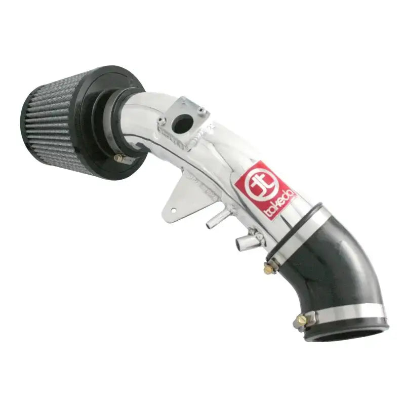 aFe Takeda Intakes Stage-2 PDS AIS PDS for Honda Civic Si 06-11 L4-2.0L in polished aluminum with high flow Pro DRY S air filter.