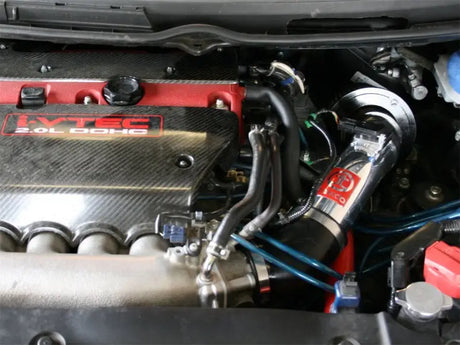 aFe Takeda Stage-2 PDS AIS Cold Air Intake System Polished for Honda Civic Si 06-11 L4-2.0L installed for enhanced performance and maximum airflow.