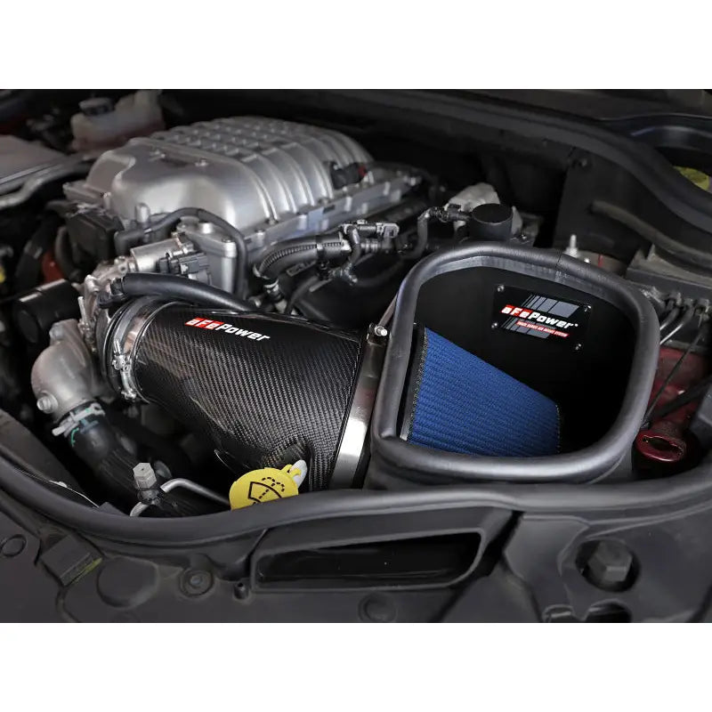 aFe 57-10009R aFe Track Series Carbon Fiber Pro 5R AIS - 19-20 Jeep Grand Cherokee Trackhawk 6.2L