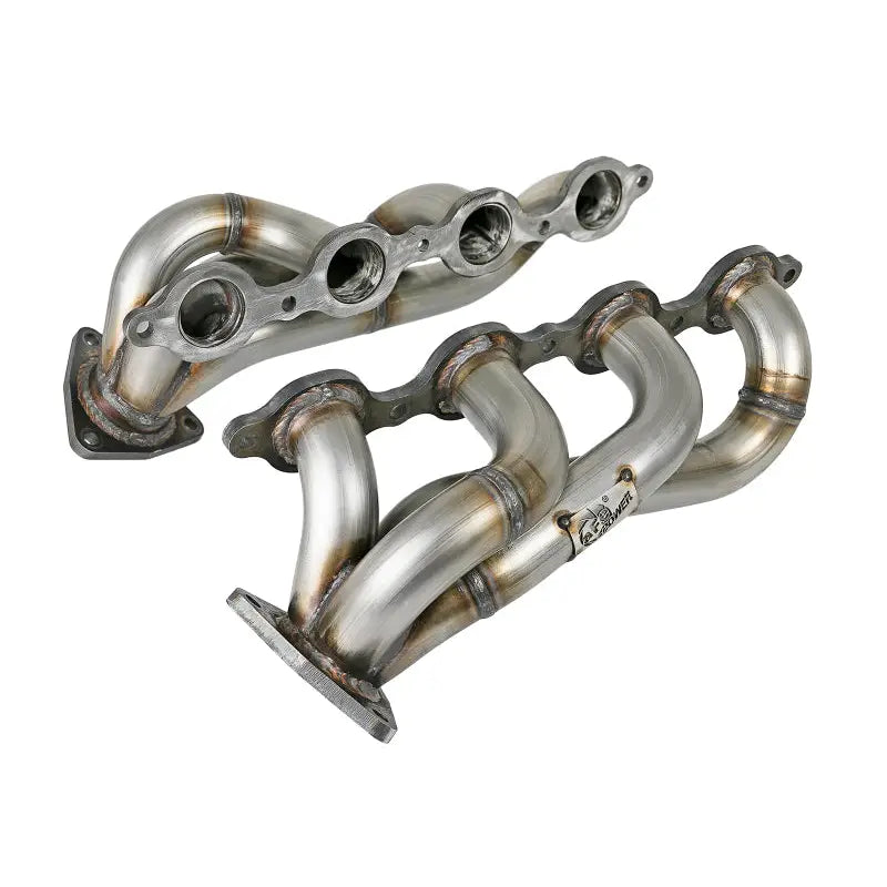 aFe 48-34134 aFe Twisted Steel 1-3/4in 304SS Shorty Headers 2019 GM Silverado / Sierra 1500 V8-5.3L/6.2L