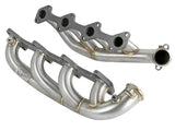 Stainless steel exhaust headers from afe twisted steel for 03-07 Ford V8-6.0L diesel trucks