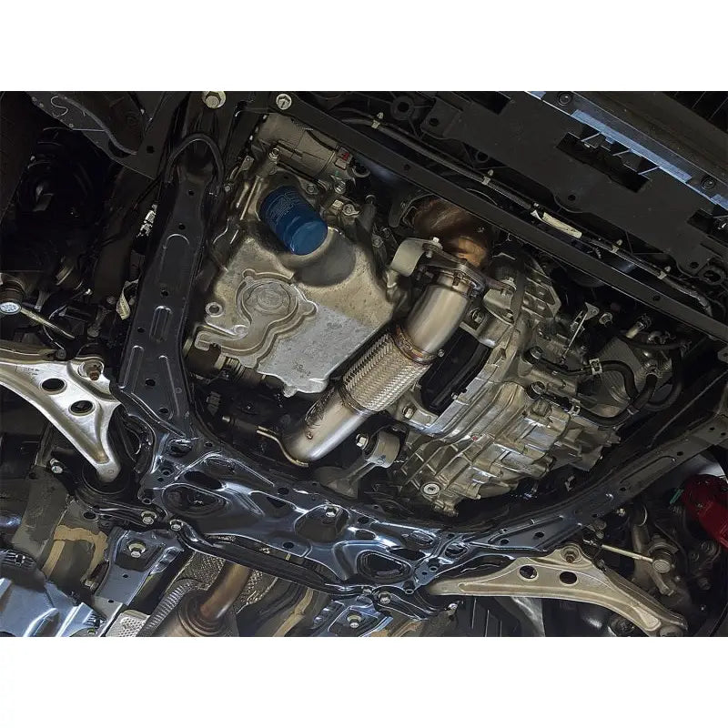aFe 49-36617 aFe Twisted Steel 3in Rear Down-Pipe/Mid Pipe 2017+ Honda Civic Type R I4 2.0L (t)