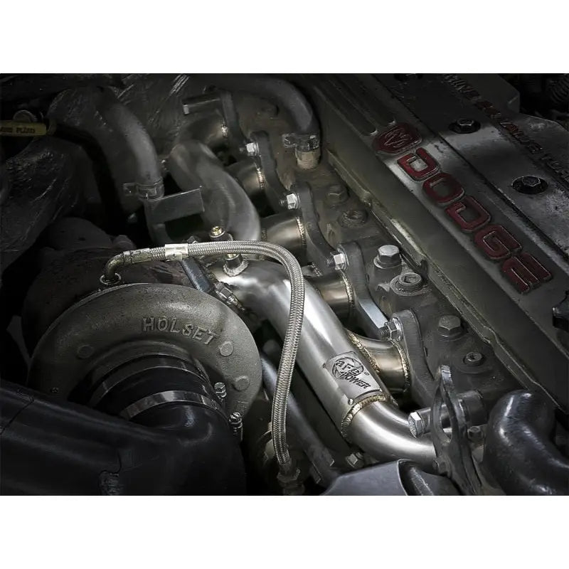 aFe 48-32020 aFe Twisted Steel Header Turbo Manifold (T3) 98.5-02 Dodge Diesel Trucks L6 5.9L (td)