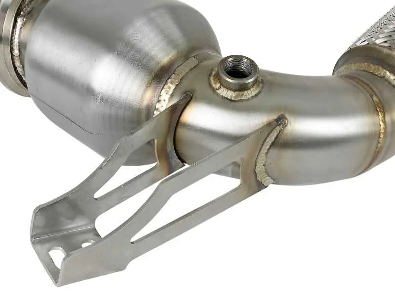 aFe Twisted Steel Street Series Down-Pipe 14-19 MINI Cooper S L4-2.0L (t) 
