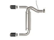 AFe Vulcan 3in stainless steel exhaust with black tips for Ford Bronco 2021