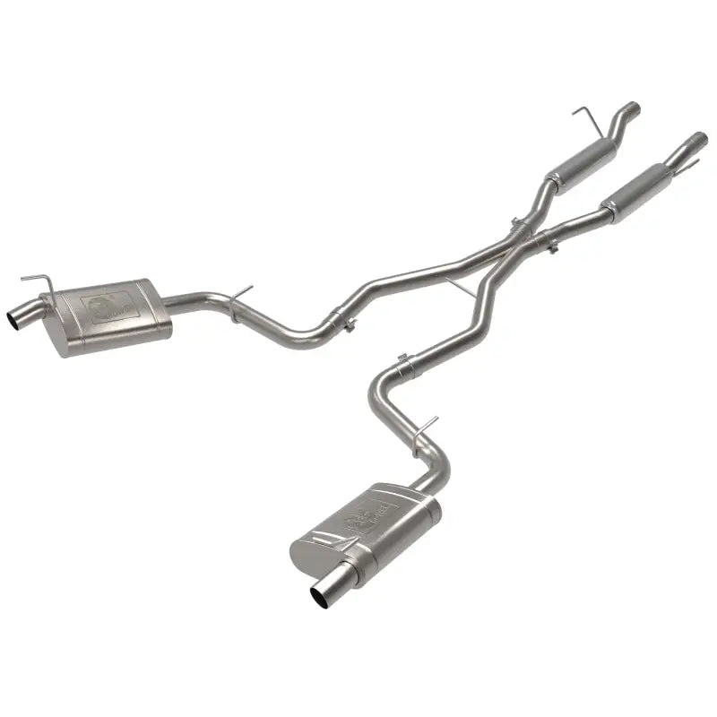 aFe 49-38100 aFe Vulcan Series 2.24in SS Cat-Back Exhaust 21-23 Jeep Grand Cherokee L V8 5.7L