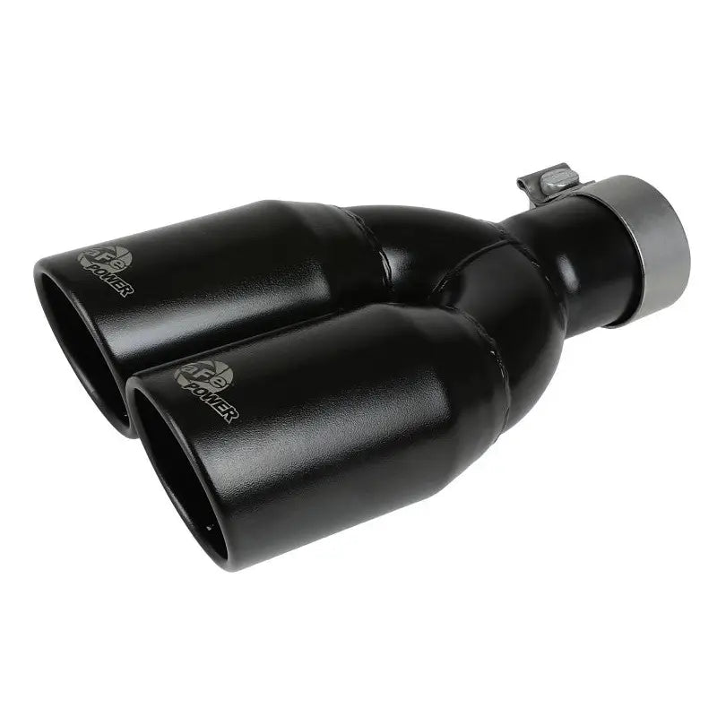 aFe 49-38084-B aFe Vulcan Series 3in-2-1/2in 304 SS Cat-Back 2020 Jeep Gladiator (JT) V6-3.6L w/ Black Tips