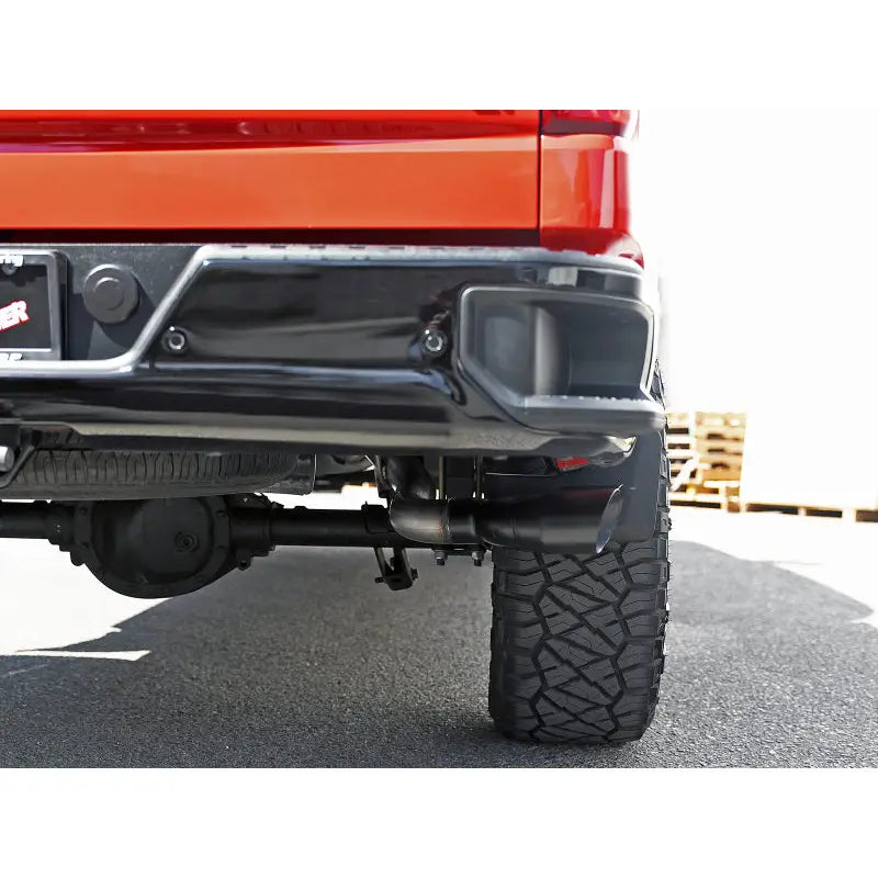 aFe 49-34109-B aFe Vulcan Series 3in 304SS Exhaust Cat-Back w/Blk Tip 2019 GM Silverado/Sierra 1500 L4-2.7L (t)