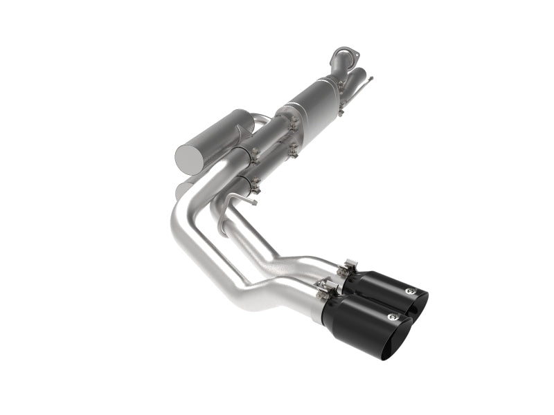 aFe 49-43117-b aFe Rebel Series 3in 409 SS Cat-Back Exhaust w/ Black Tips 17-20 Ford F-250/F350 V8 6.2L/7.3L