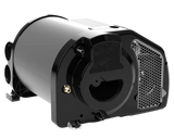 Black cylindrical water heater from AHE-GEN-DY1 Aqua Hot Combo for efficient hot water