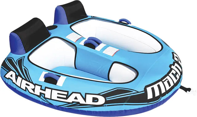 Inflatable blue towable tube AHM2-2 Mach 2 Tube 69x69 for water fun