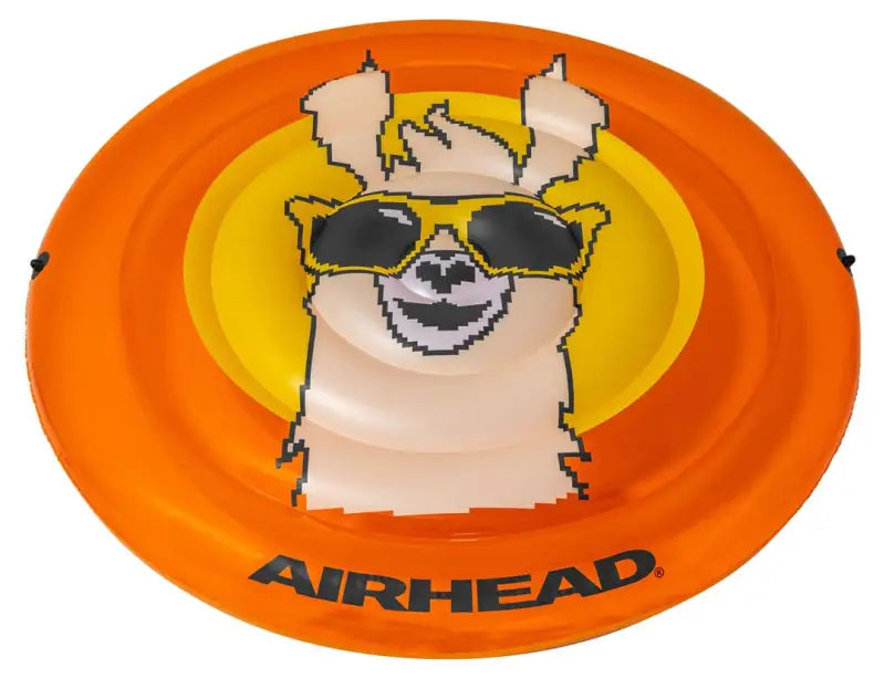 AHPF-067 Airhead Pool Float - Pixel Orange Llama - Tube