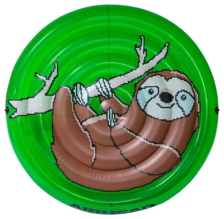 AHPF-068 Airhead Pool Float - Pixel Green Sloth - Tube