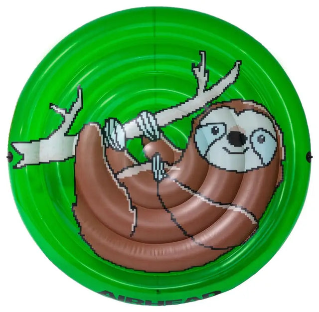AHPF-068 Airhead Pool Float - Pixel Green Sloth - Tube