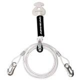 White tow rope with metal clips for AHTH-9 Airhead Self-Centering Tow Harness