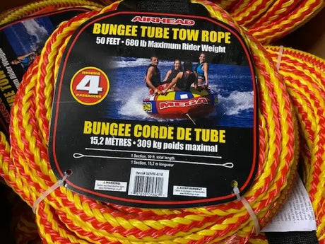 AHTRB-50 Airhead Bungee Tube Tow Rope 4 Rider - Towable