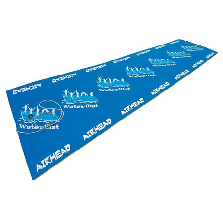Blue floating watermat for endless waterfun - Airhead Watermat Fun Mat 22 Plus