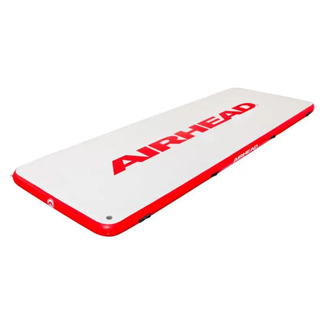 Inflatable white and red watermat airhead watermat air 15 ft for summer fun