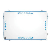 White and blue inflatable water mat from Airhead Watermat Air for fun in the sun