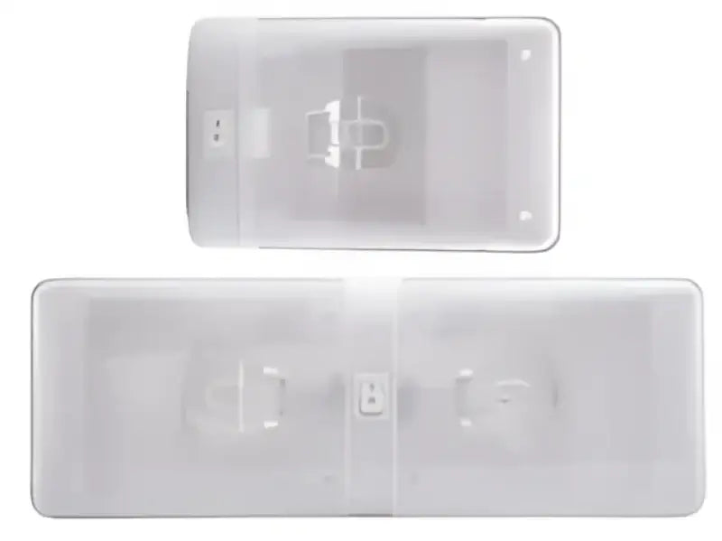 Clear plastic lighting fixtures with AIL21BP Optronics Lens for Euro White Illumination