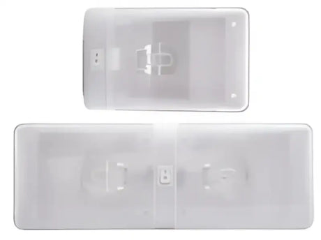 Clear plastic lighting fixtures with AIL21BP Optronics Lens for Euro White Illumination