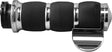 AVON AIR-90-BOSS Air Cushioned Grips W/Cable Throttle Boss Chrome