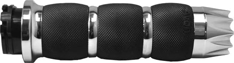 AIR-90-FLY-EX Fly By Wire Air Cushion Grips Excaliber Chrome 