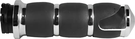 AIR-93-FLY-BOSS Velvet Air Grips Tbw Throttle BoSS Chrome 