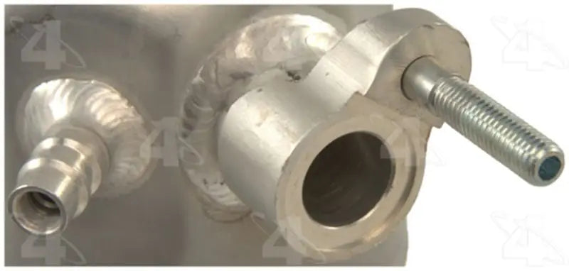 Silver metal air conditioner accumulator for automotive air conditioner systems