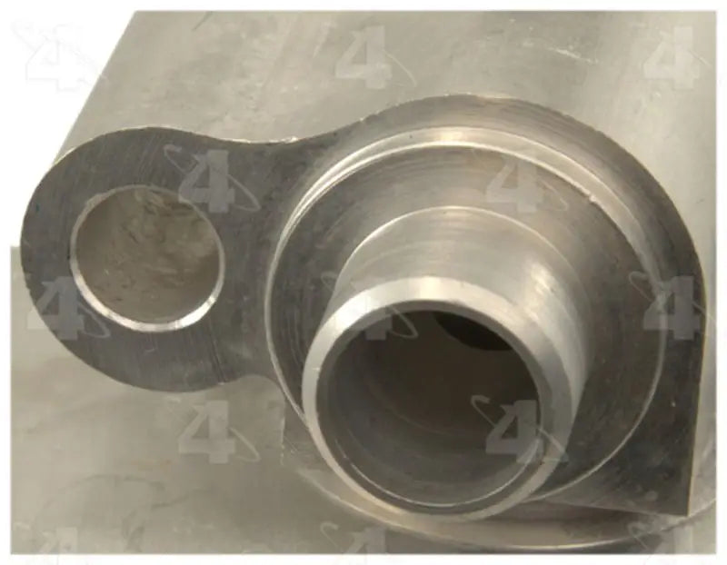 Aluminum pipe fitting with mounting flange for Air Conditioner Accumulator OE Replacement