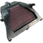 Premium Air Filter designed for increased performance, featuring pleated media for extended service intervals, multi-layer woven cotton gauze for superior filtration, OEM Airbox fitment, washable, reusable, pre-oiled, USA-made.