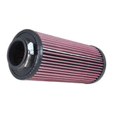 Air Filter Washable; Red; Cotton Gauze; Round; 5 Inch Outside Diameter x 11-.63 Height; Single Centered Flange; 2.469