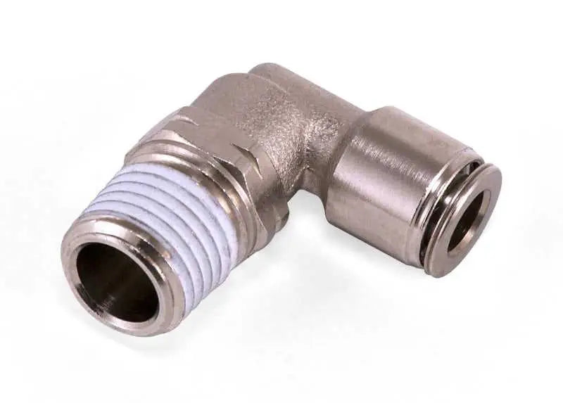 Air Lift 1/8in MNPT x 4AN Swivel Elbow Fitting 