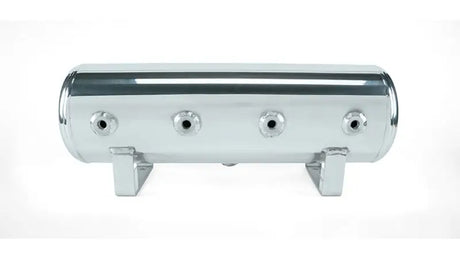Air Lift 2.5 Gal. Polished Tank w/ Viair 444c Chrome Compressor (Incl. Fittings & Mounting Hardware) - Suspension
