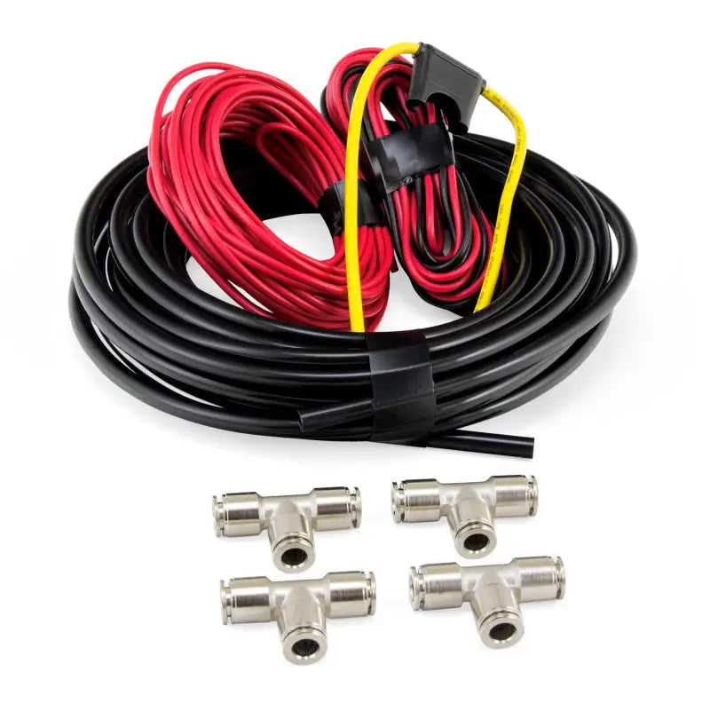 Air Lift Load Controller I showing wiring and pneumatic fittings for lift load control