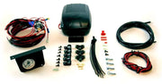 Air Lift Load Controller II Single Gauge w/ LPS 5 PSI Min - Easy control air spring load support system featuring a single gauge, wiring harness, and various installation components. Perfect for light-to-medium duty vehicles.